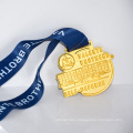 Factory Directed sports running marathon metal gold award medals custom medal